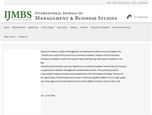 Tablet Screenshot of ijmbs.com